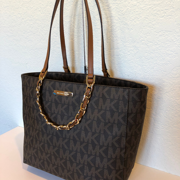 Michael Kors Harper Large Tote Signature Logo - Picture 3 of 7